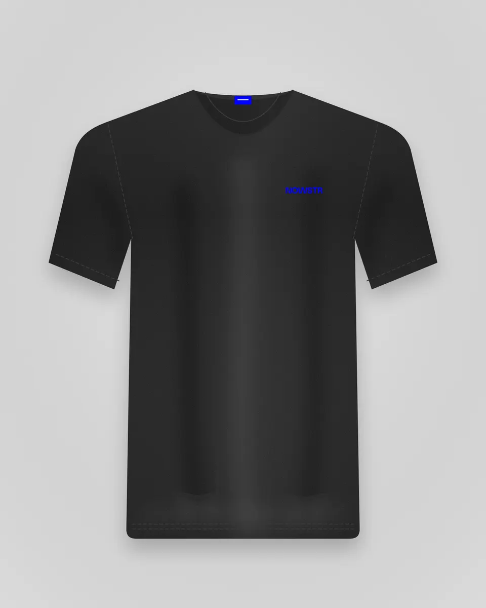 Blueprint Oversized Tee preta — frente